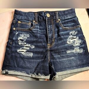 American Eagle curvy high- rise shortie. Next level stretch. Size 2.